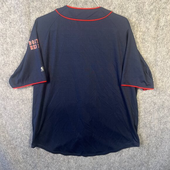 Boston Red Sox MLB TRUE FAN Full Button Men's Baseball Jersey - 2XL - Picture 9 of 11